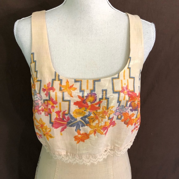 FREE PEOPLE Gold Western Mini Dress Big Bang 4 - Picture 3 of 7